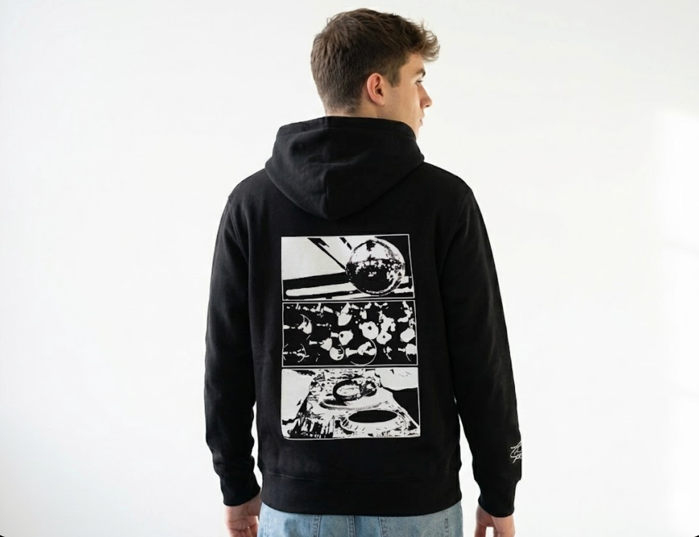 3301 Black No Photos Hoodie