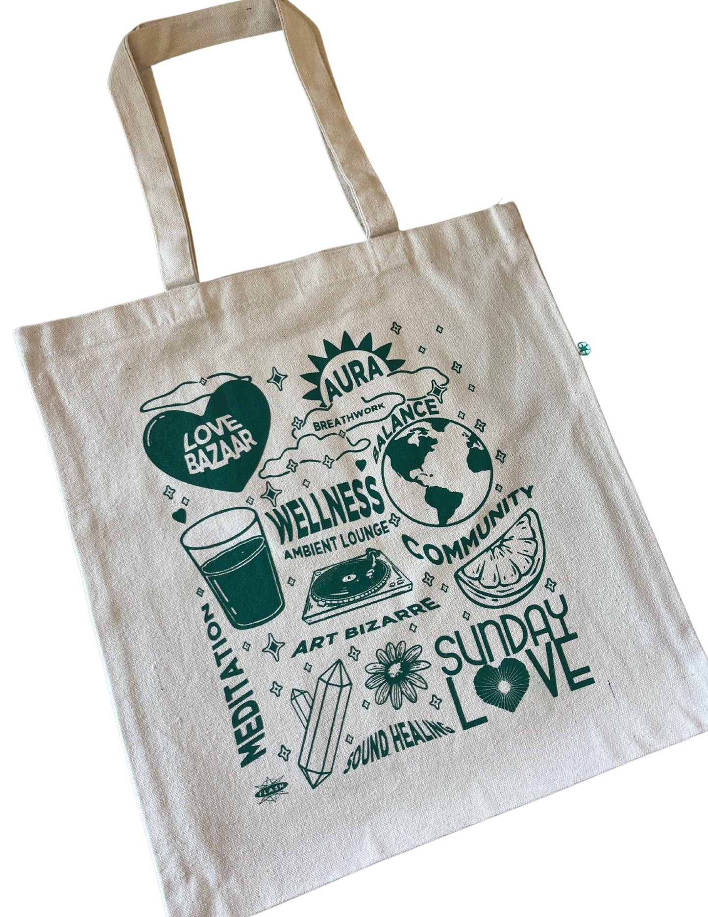 Sunday Love Canvas Tote Bag