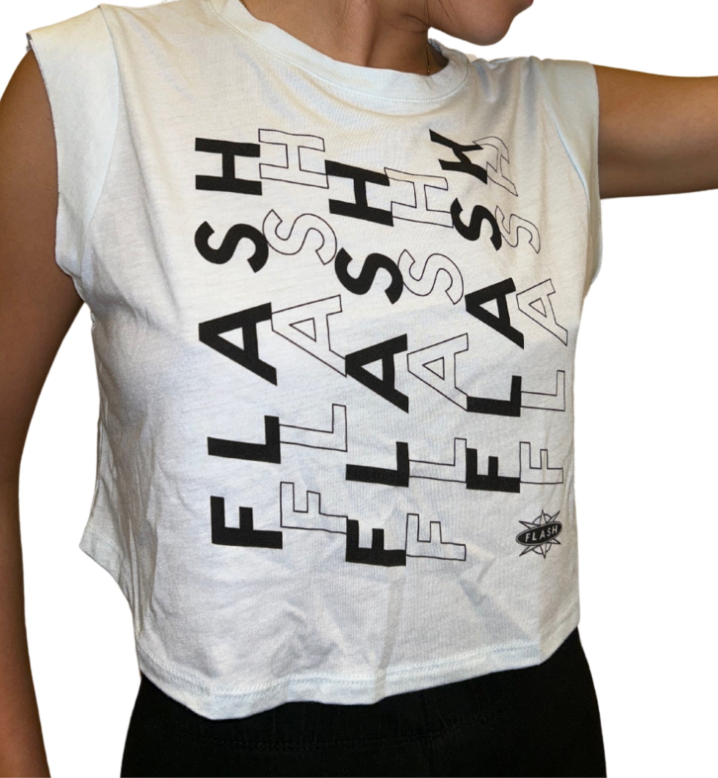 2101 Ice Blue - Flash Bags crop top