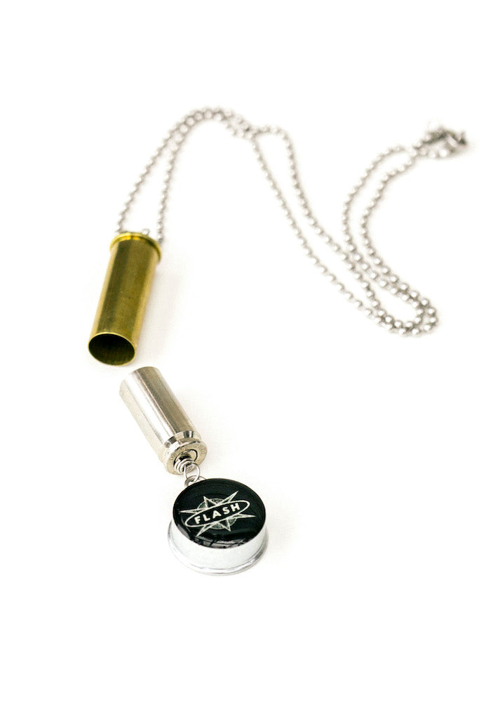 1003 - Flash Bullet Pendant in Black