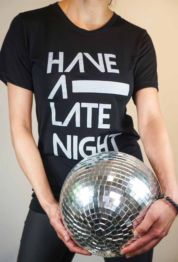 1101 Black - Late Night Basic Tee