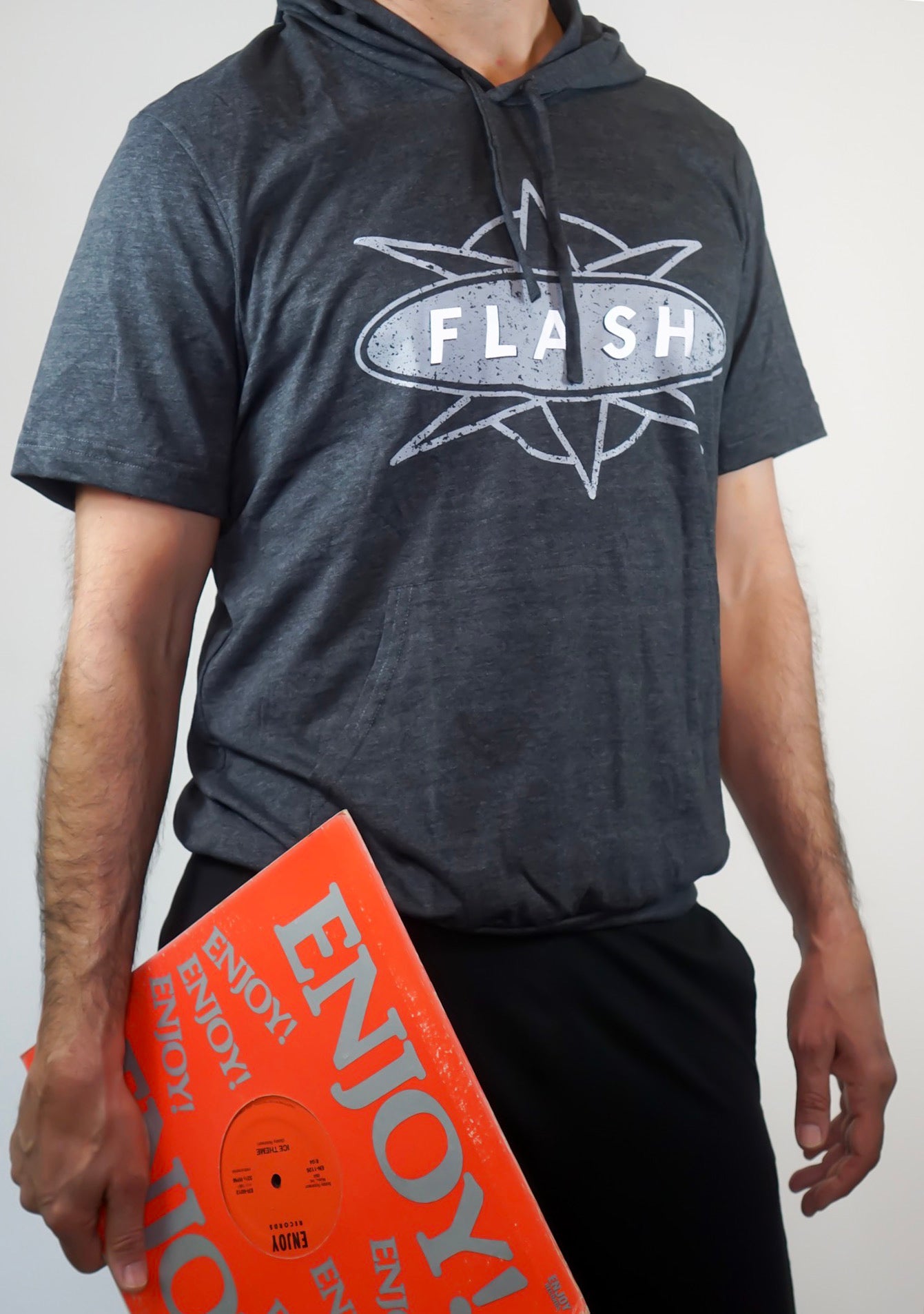 1801 Black - Classic Distressed Unisex Hoodie