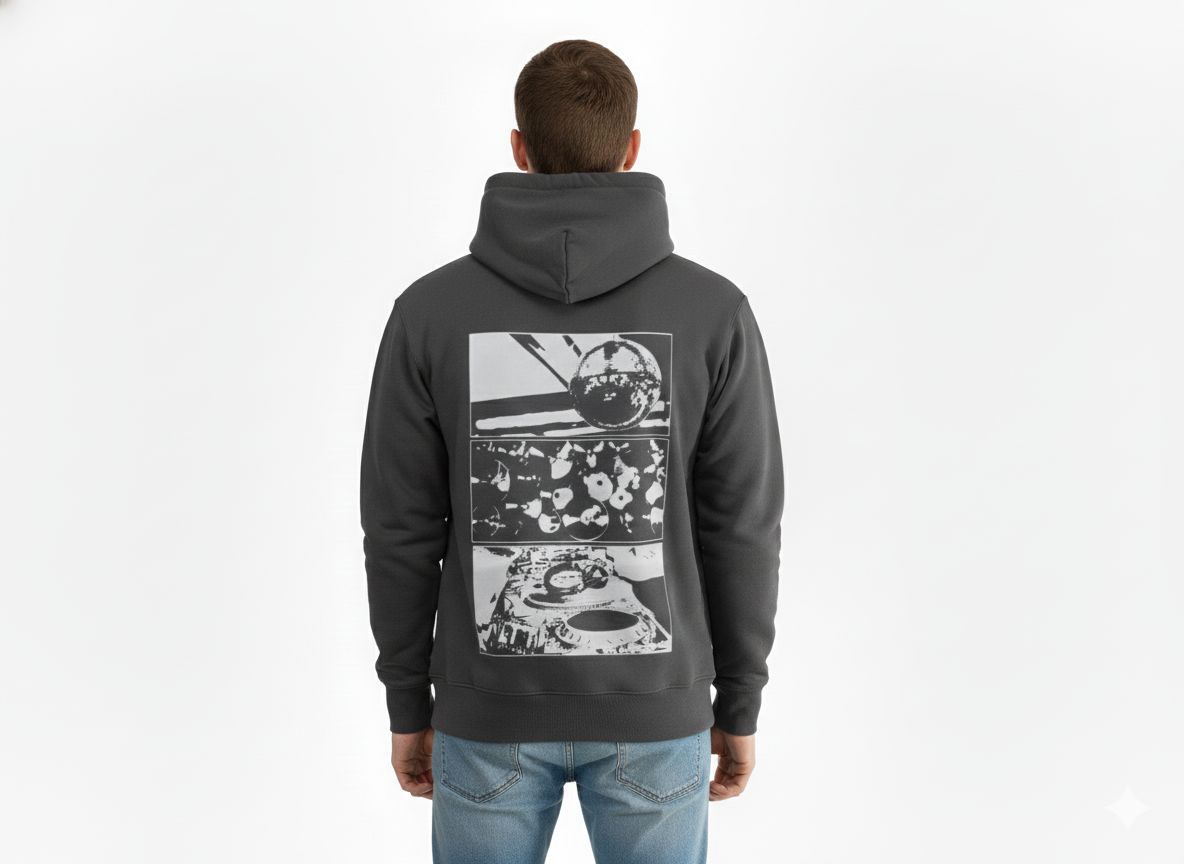 3302 Gray No Photos Hoodie